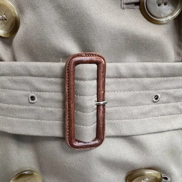 Vintage Burberry Prorsum Unisex Trench Coat With Wool Liner Size 44R US L-XL Tan - Picture 6 of 16